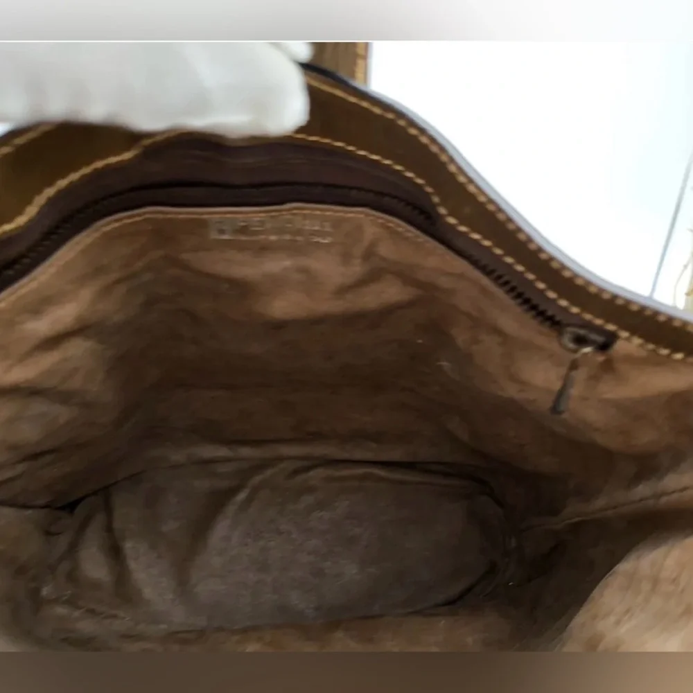 FENDI ZUCCA BUCKET SHOULDER BAG